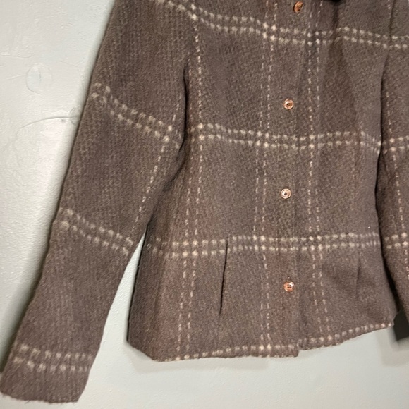 Harve Benard by Benard Holtzman wool plaid blazer jacket - Picture 3 of 4